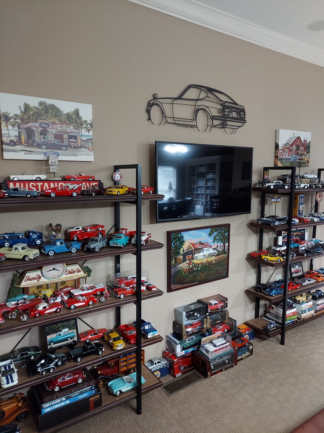 Customer photo review of 240Z 1972 Angle Silhouette Metal Wall Art