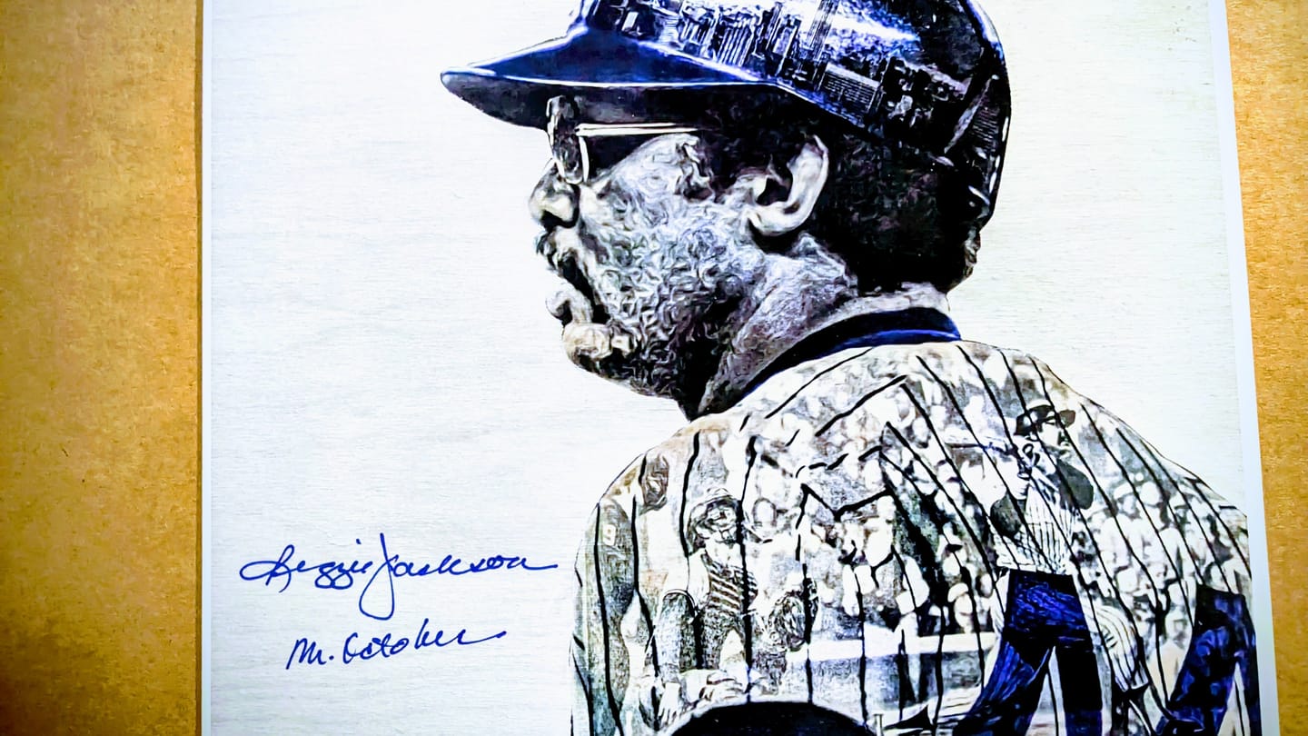 Customer photo review of Reggie Jackson Autograph Signing