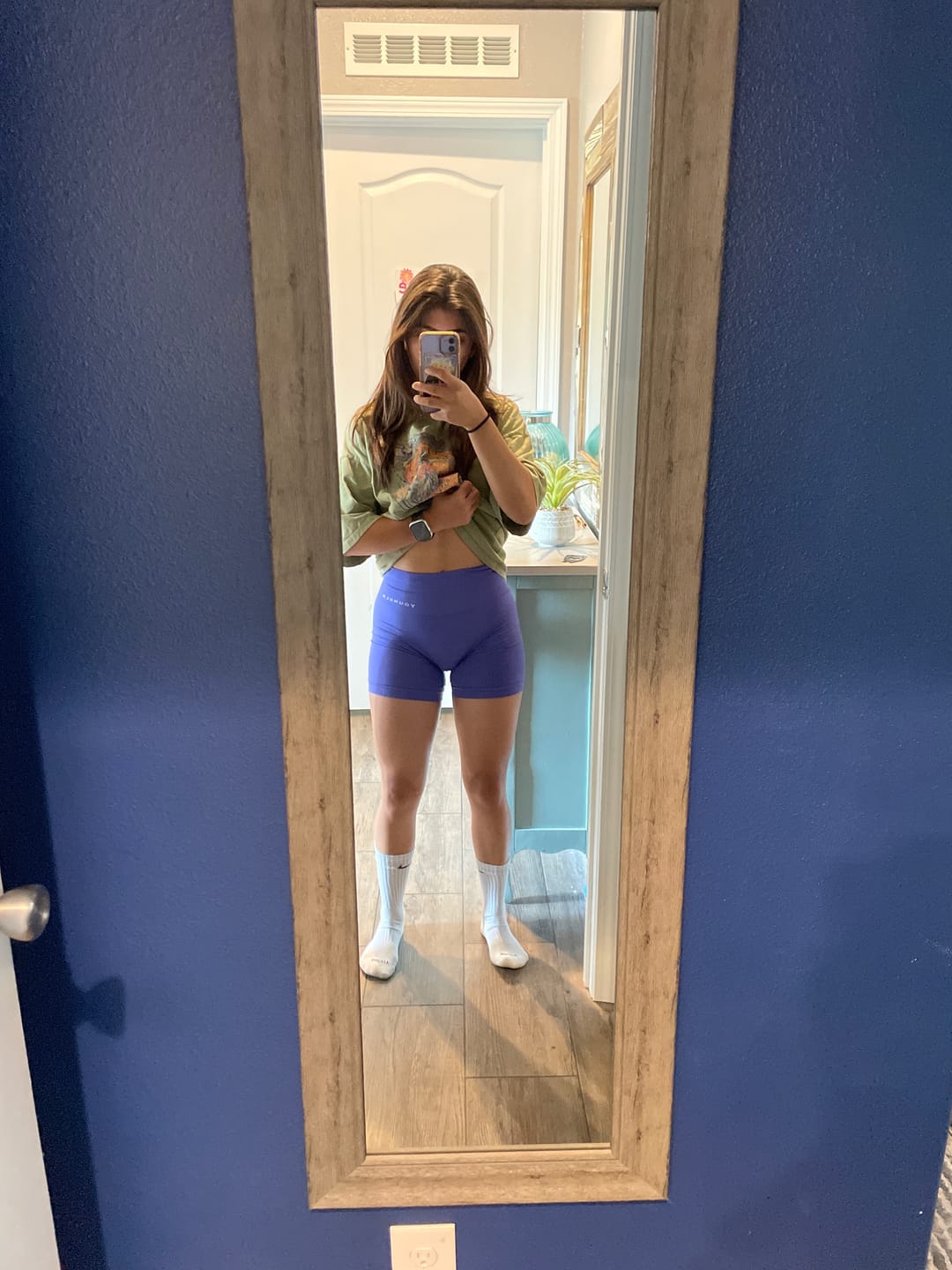 Customer photo review of W120 - seamless core shorts Spring 24'