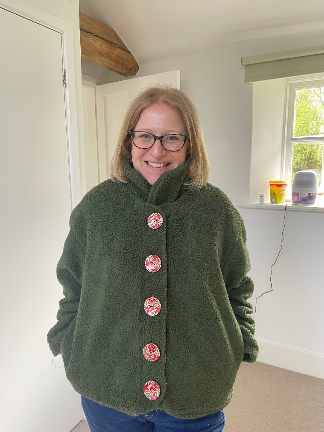 Customer photo review of Sherpa Faux Fur Fabric