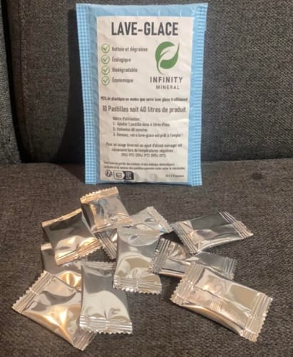 Customer photo review of Comprimé Effervescent Lave Glace BRICOPOWER™