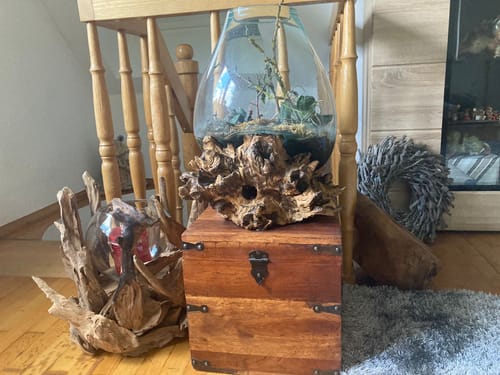 Customer photo review of Wurzel Kerzenständer VONDRO mit Glas