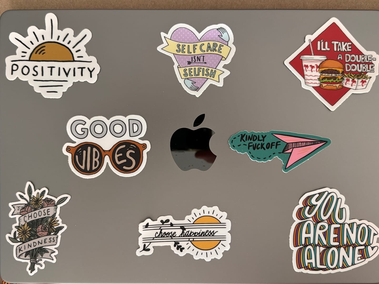 Customer photo review of Kindly fuckoff sticker