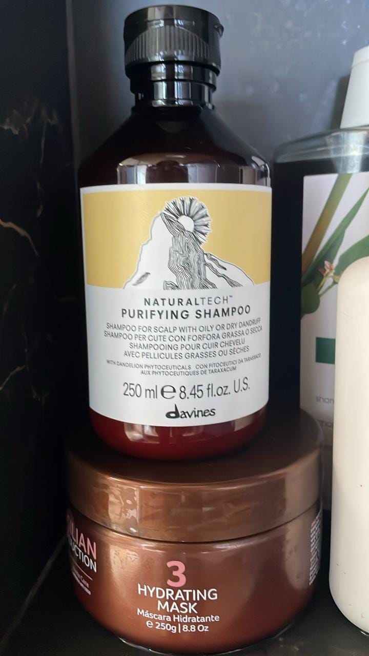 Customer photo review of Shampoo Anticaspa Purifying Naturaltech Davines