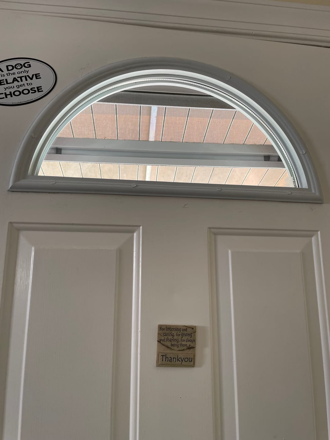 Customer photo review of Clear 1 Lite Glass and Frame Kit (Fanlite)