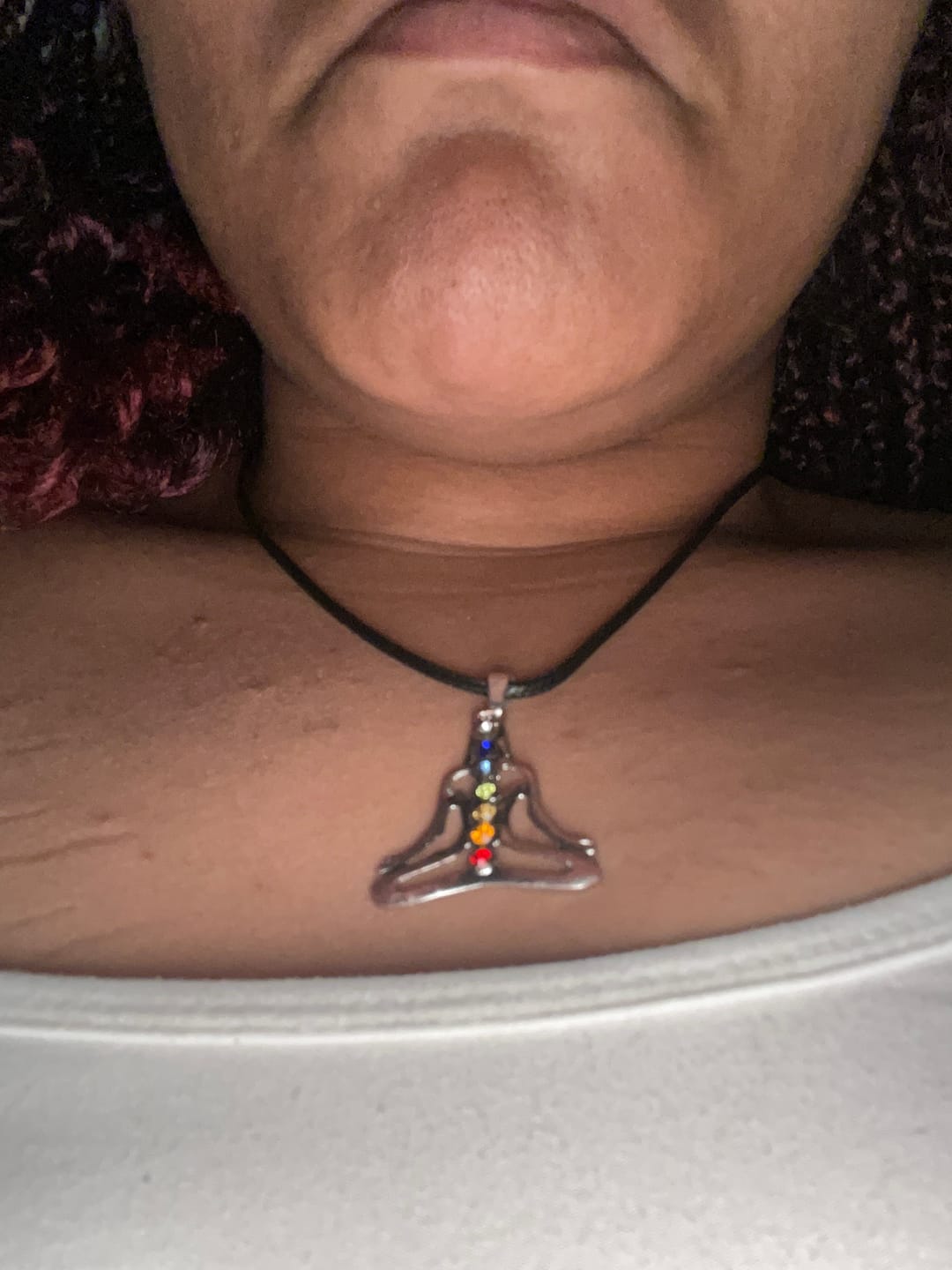 Customer photo review of 7 Chakra Pendant