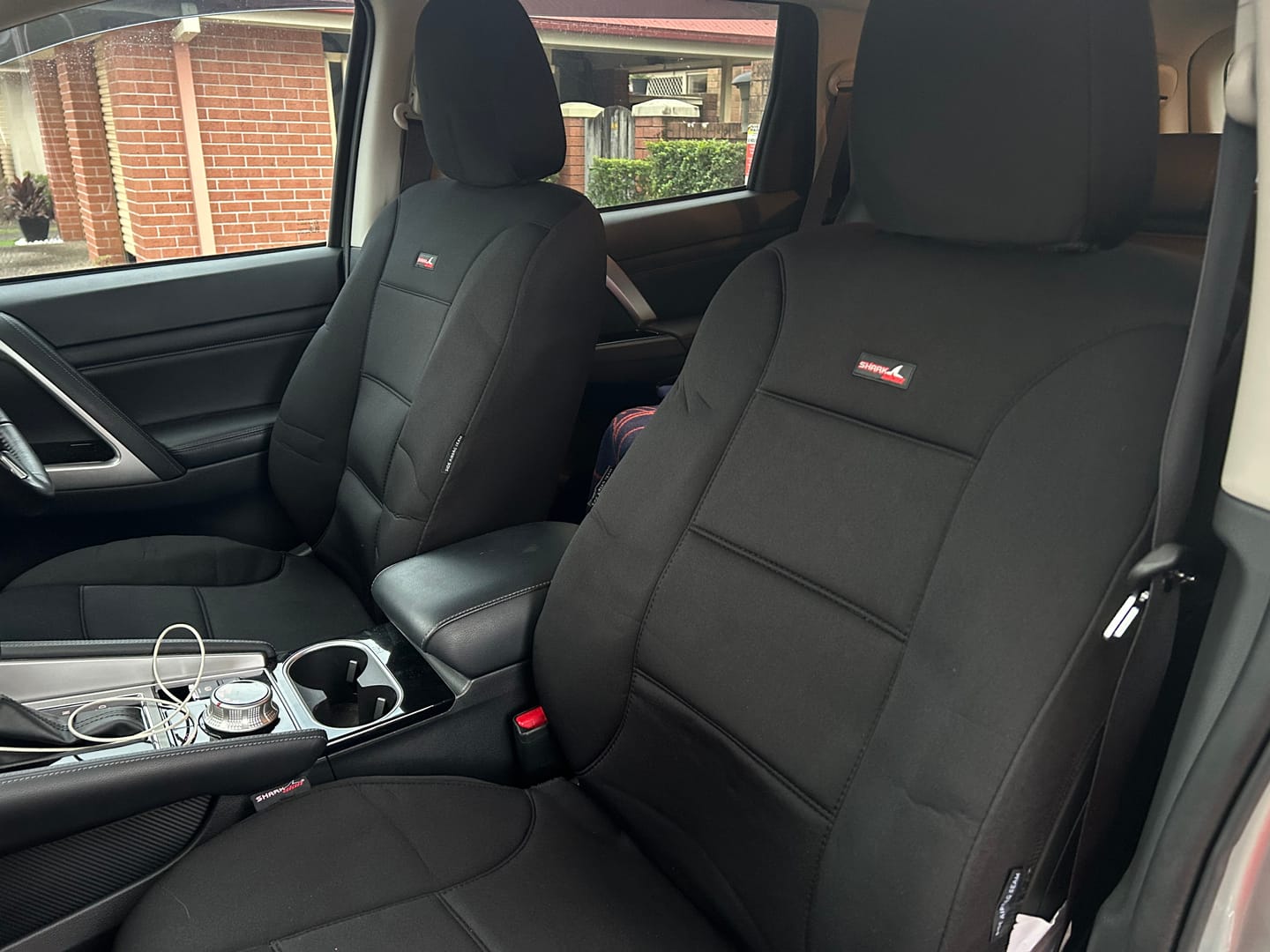 Customer photo review of Sharkskin Seat Covers for Mitsubishi Pajero Sport 5 Seater (10/2015-On)