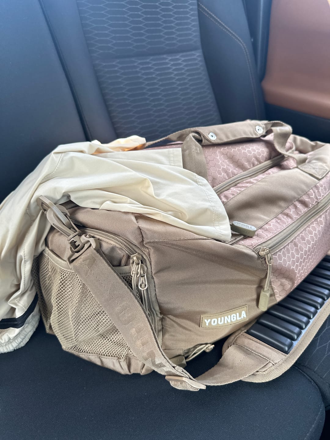 Customer photo review of 740 Elite Duffle Bags