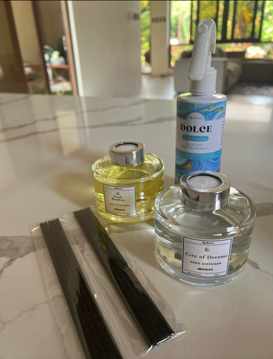 Customer photo review of Mi Amore PREMIUM REED DIFFUSER 150ML