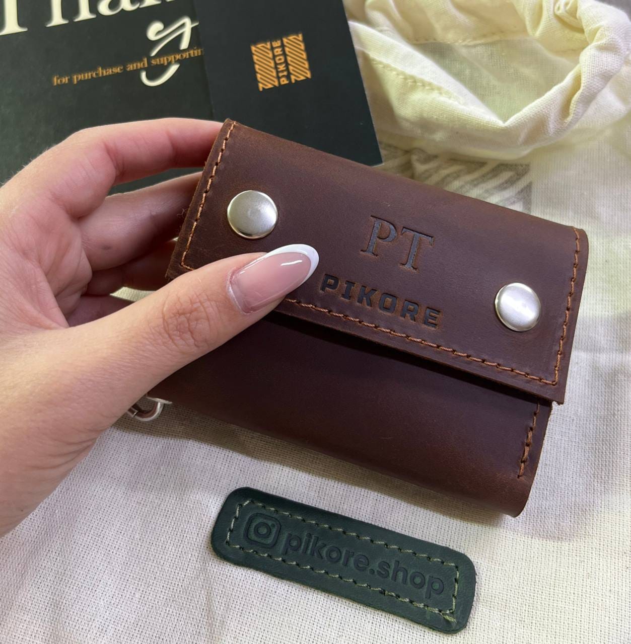 Customer photo review of Wallet Trifold