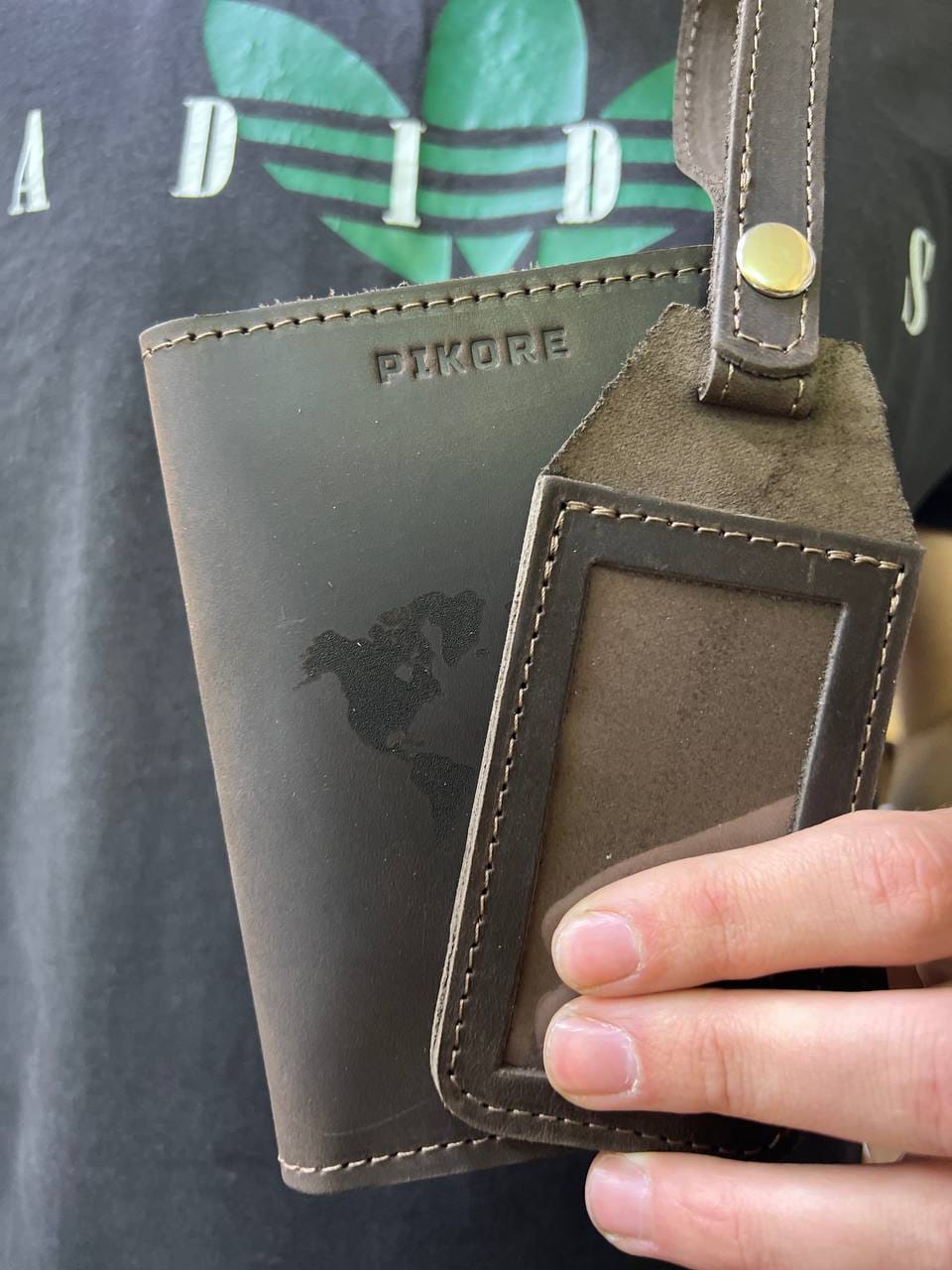 Customer photo review of Passport Holder & Luggage tag