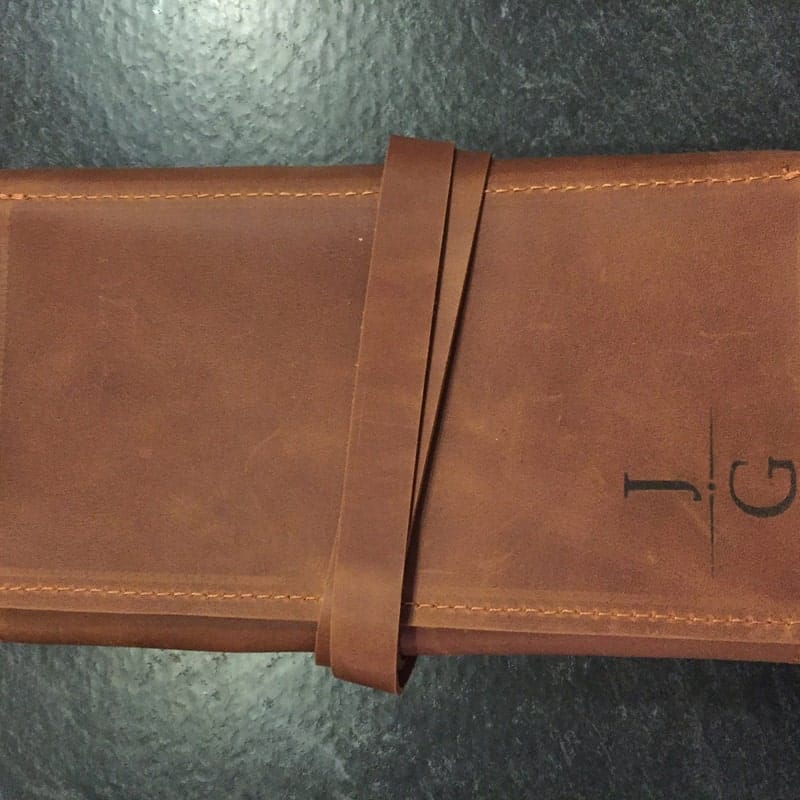 Customer photo review of Leather Pencil Case