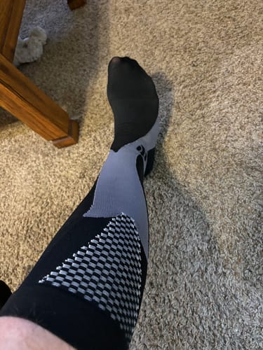 Customer photo review of High Graduated Compression Socks 20-30mmHg (Pack of 2)