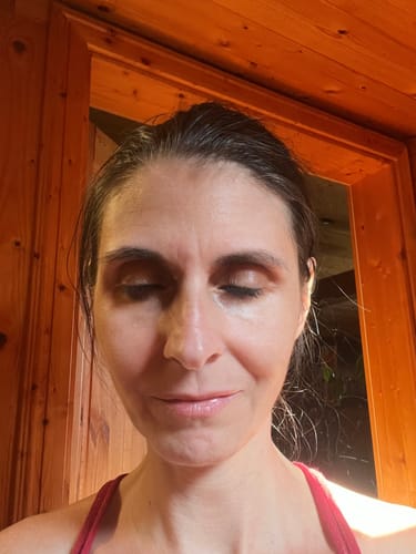 Customer photo review of Anti-Aging Mask - Achiote & Papaya