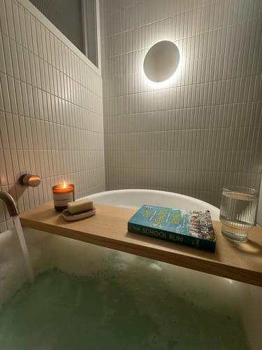 Customer photo review of Bath Caddy 2.0