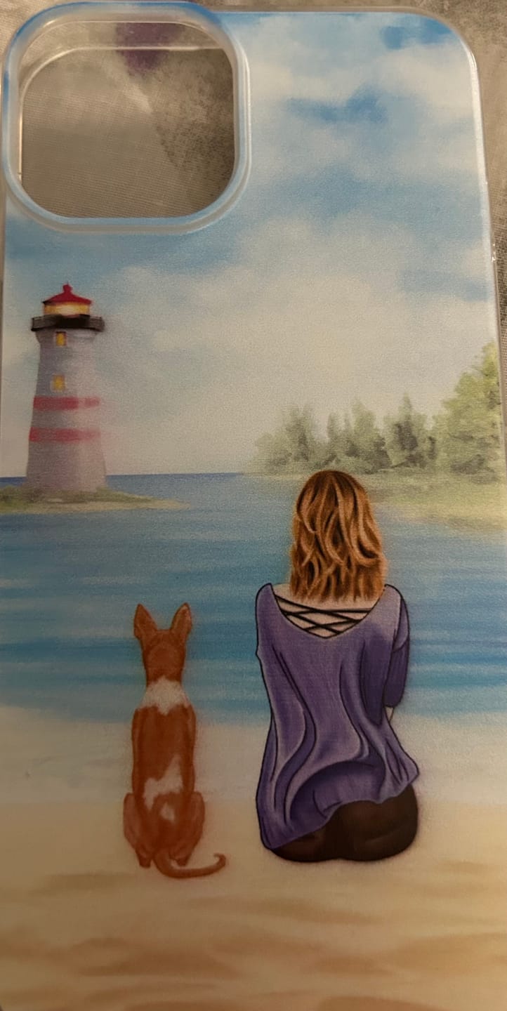 Customer photo review of Together with my pet - Personalized phone case