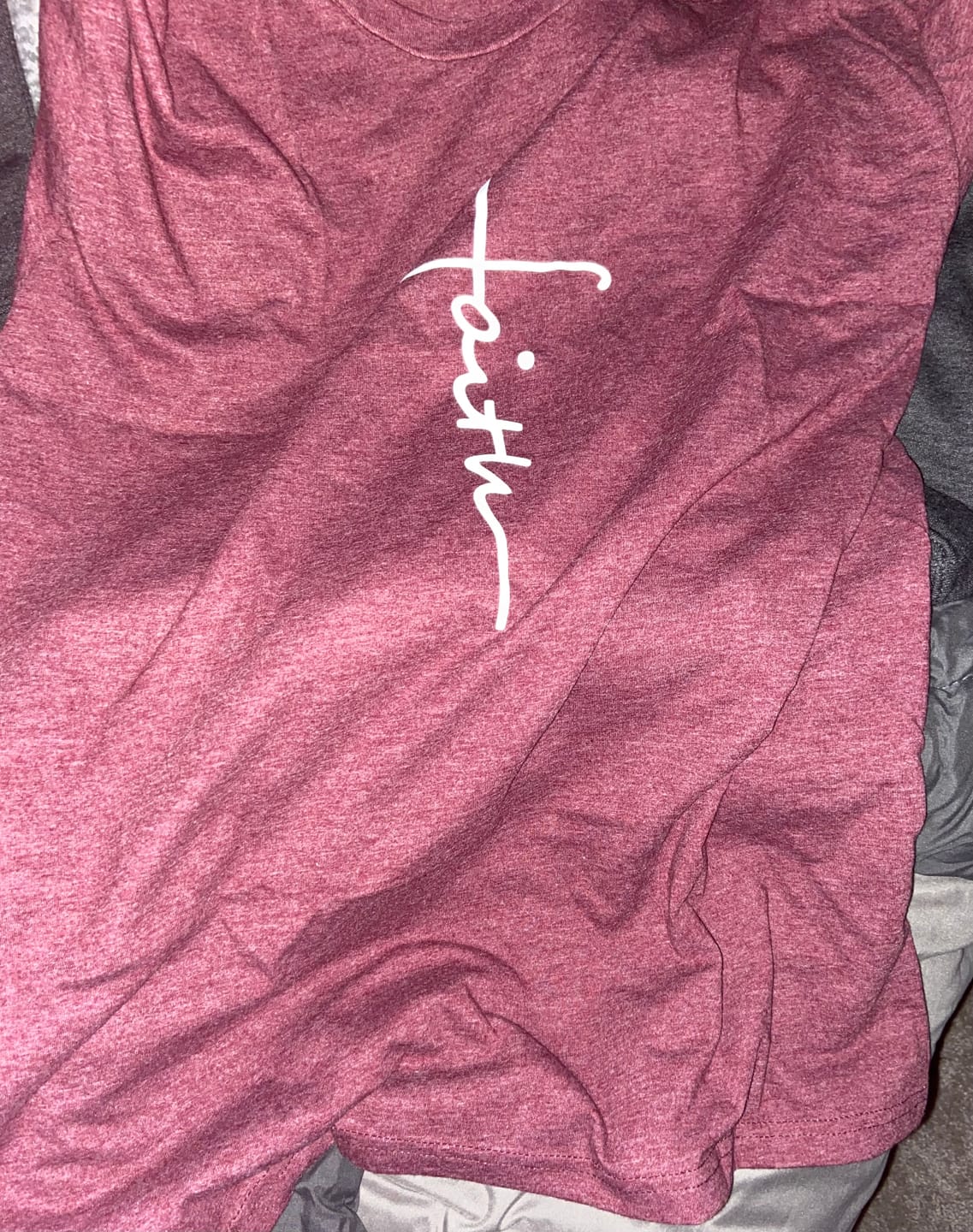 Customer photo review of Faith Cross Hoodie
