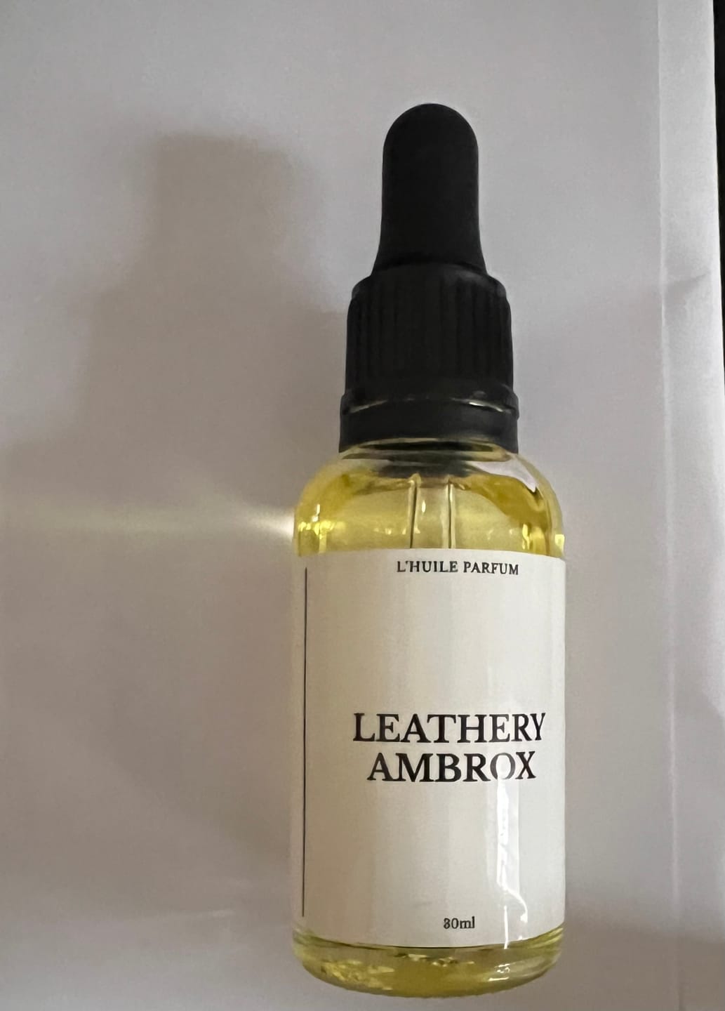 Customer photo review of LEATHERY AMBROX PERFUME OIL