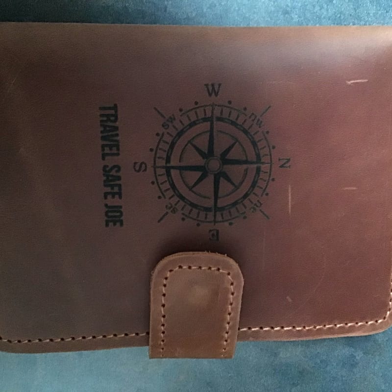 Customer photo review of Passport Wallet & Luggage tag
