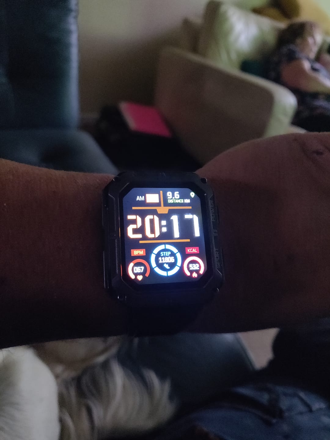 Customer photo review of Hard Hat Smartwatch