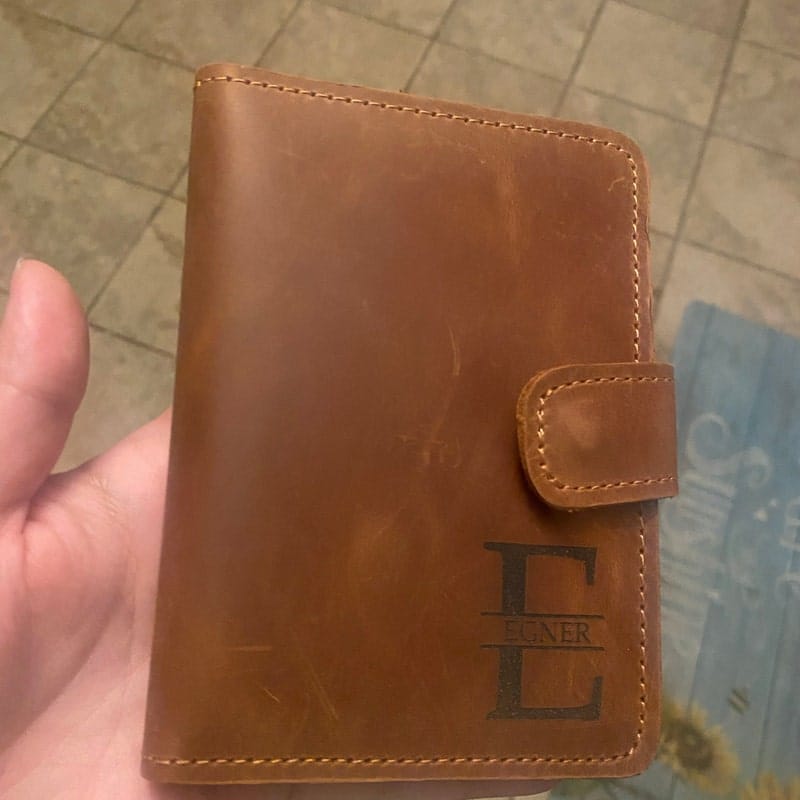 Customer photo review of Passport Wallet & Luggage tag