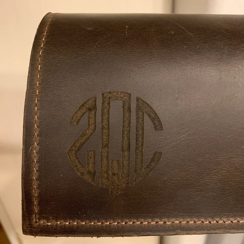 Customer photo review of The Professional's Leather Knife Roll