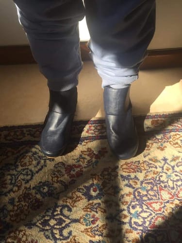 Customer photo review of PREMIUM ORTHOPEDIC WATERPROOF BOOTS 2024 - BEST SELLER