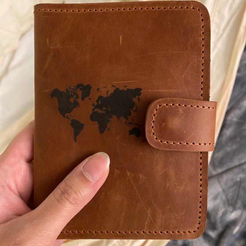 Customer photo review of Passport Wallet & Luggage tag