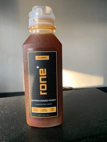 Customer photo review of SuperCharged Honey Bottle - Natural Pre-Workout (30 Servings)