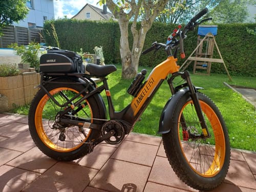 Customer photo review of Lankeleisi MG600 Plus 1000W Bafang Motor 26" Fat Bike All Terrain SUV E-Bike 48V 20Ah Samsung Battery