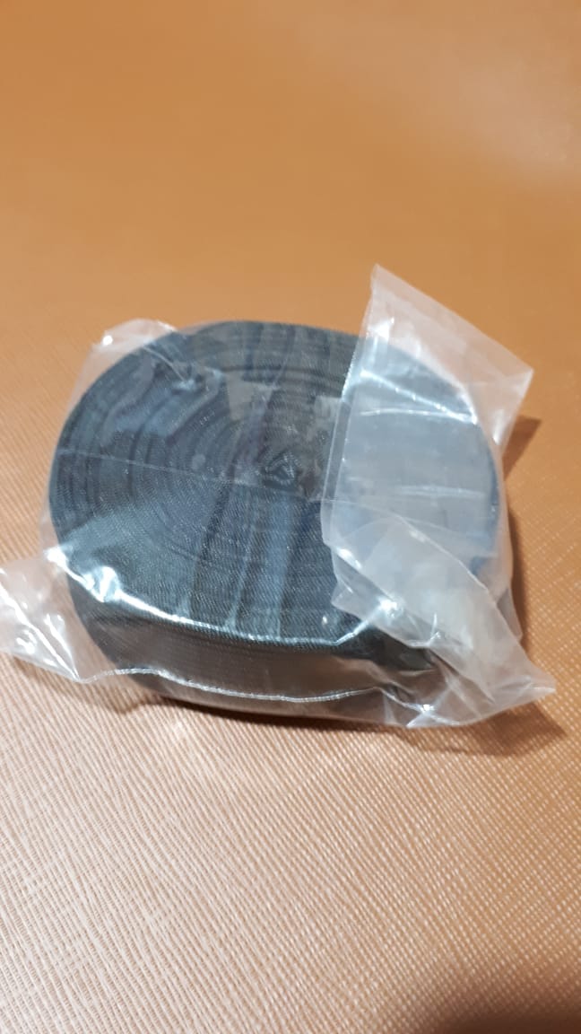 Customer photo review of BONEON 25MM C/VINCO COR PRETO 10 METROS