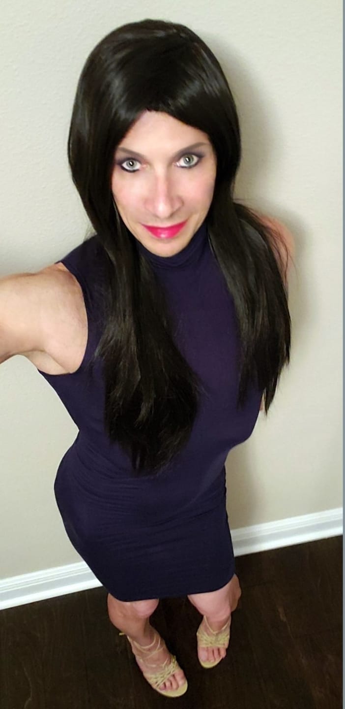 Customer photo review of Annabella Strappy Heel - Nude