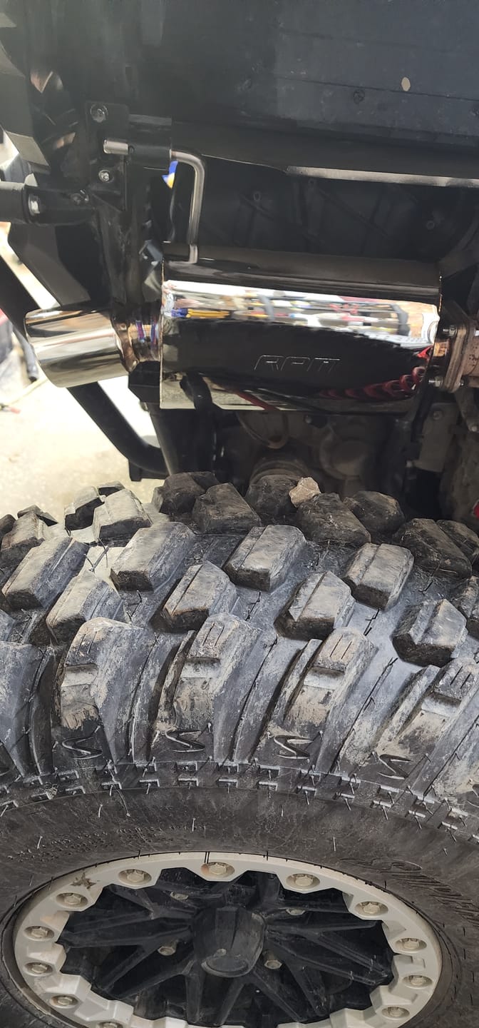Customer photo review of RPM SxS Teryx KRX 1000 Catless Slip On Sport Muffler KRF1000