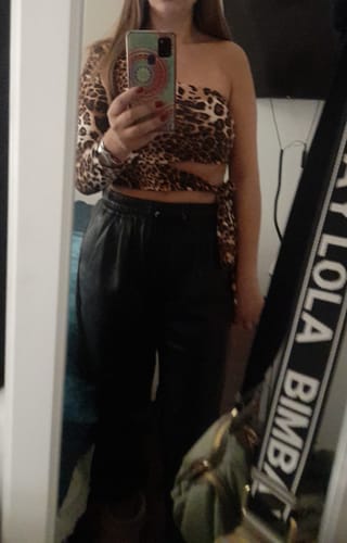 Customer photo review of Top Fargo asimétrico Print Café