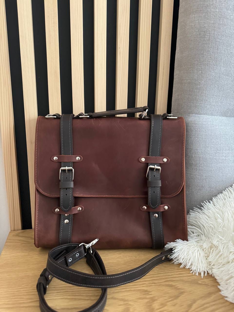 Customer photo review of Briefcase Bag Lora