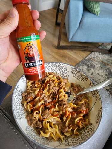 Customer photo review of Traditional Red Hot Sauce 2 Pack
