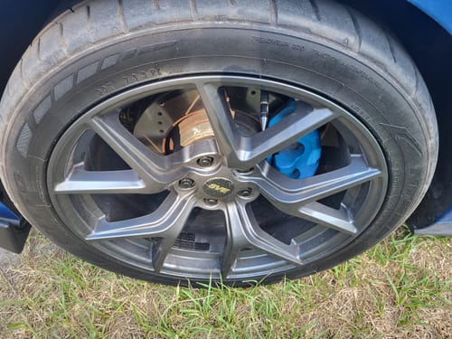Customer photo review of Spiked Valve Stem Caps