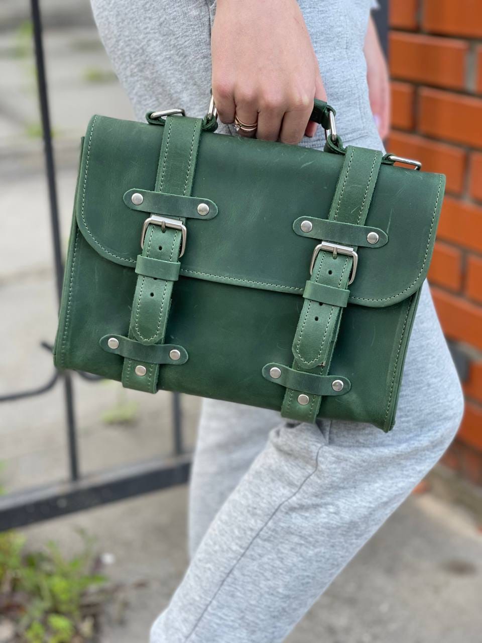 Customer photo review of Briefcase Bag Lora