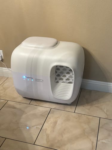 Customer photo review of Self-Cleaning Litter Box