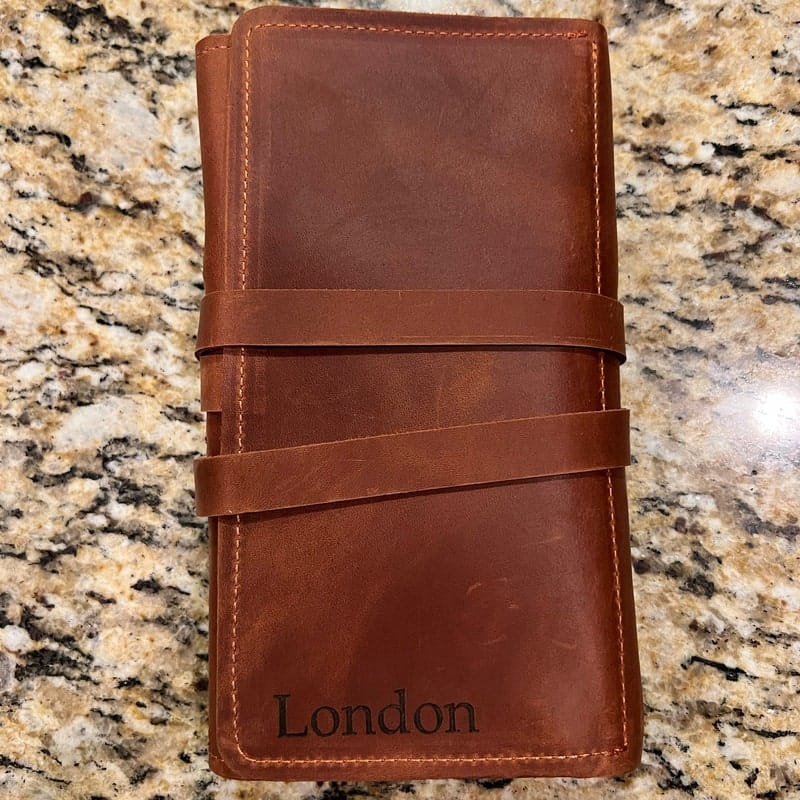 Customer photo review of Leather Pencil Case