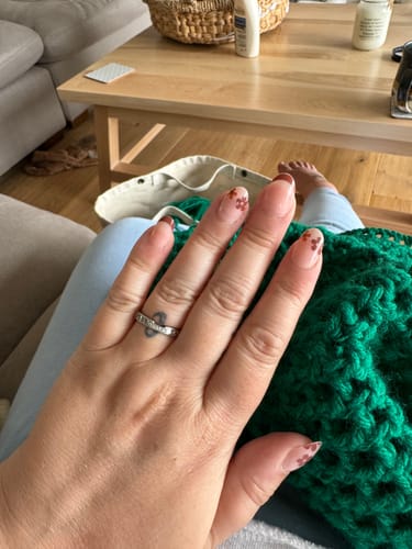 Customer photo review of Somebudy To Love Press On Nails (24PC)