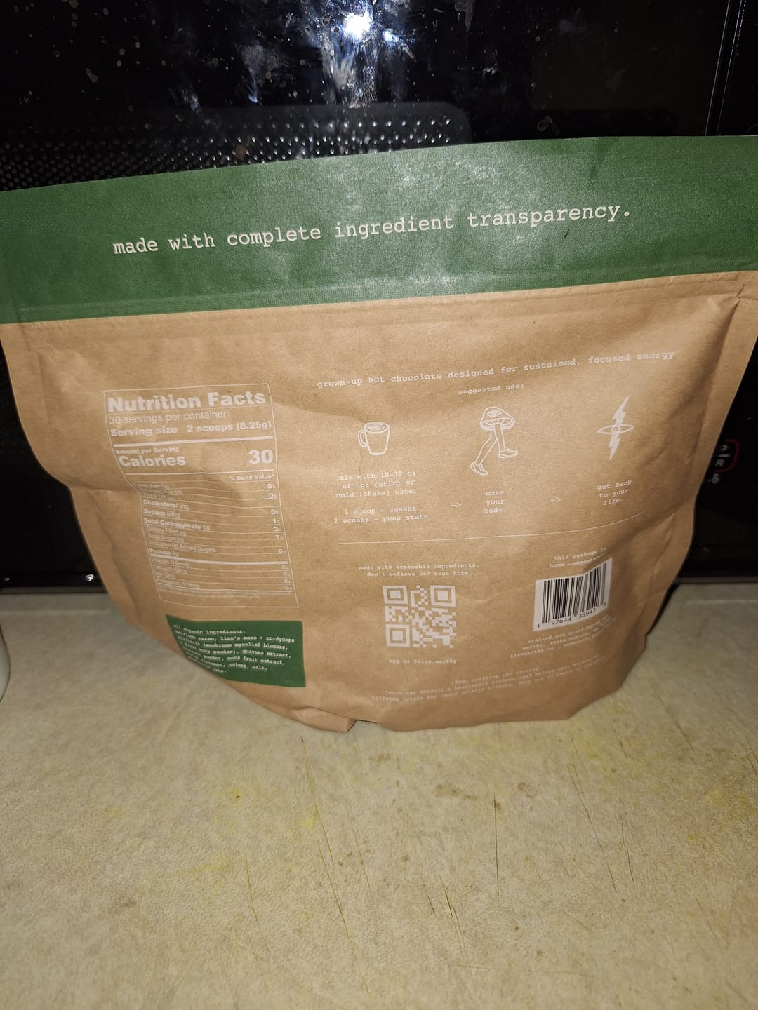 Customer photo review of earthy energy starter kit (30 drinks)