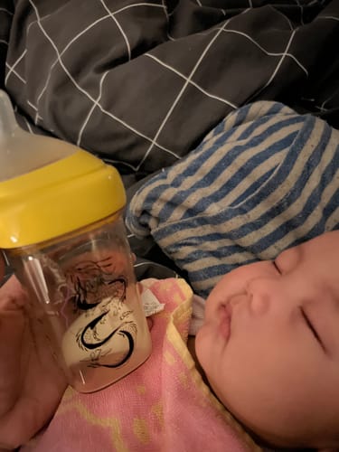 Customer photo review of Hegen PCTO™ 240ml/8oz Feeding Bottle PPSU (Dragon)
