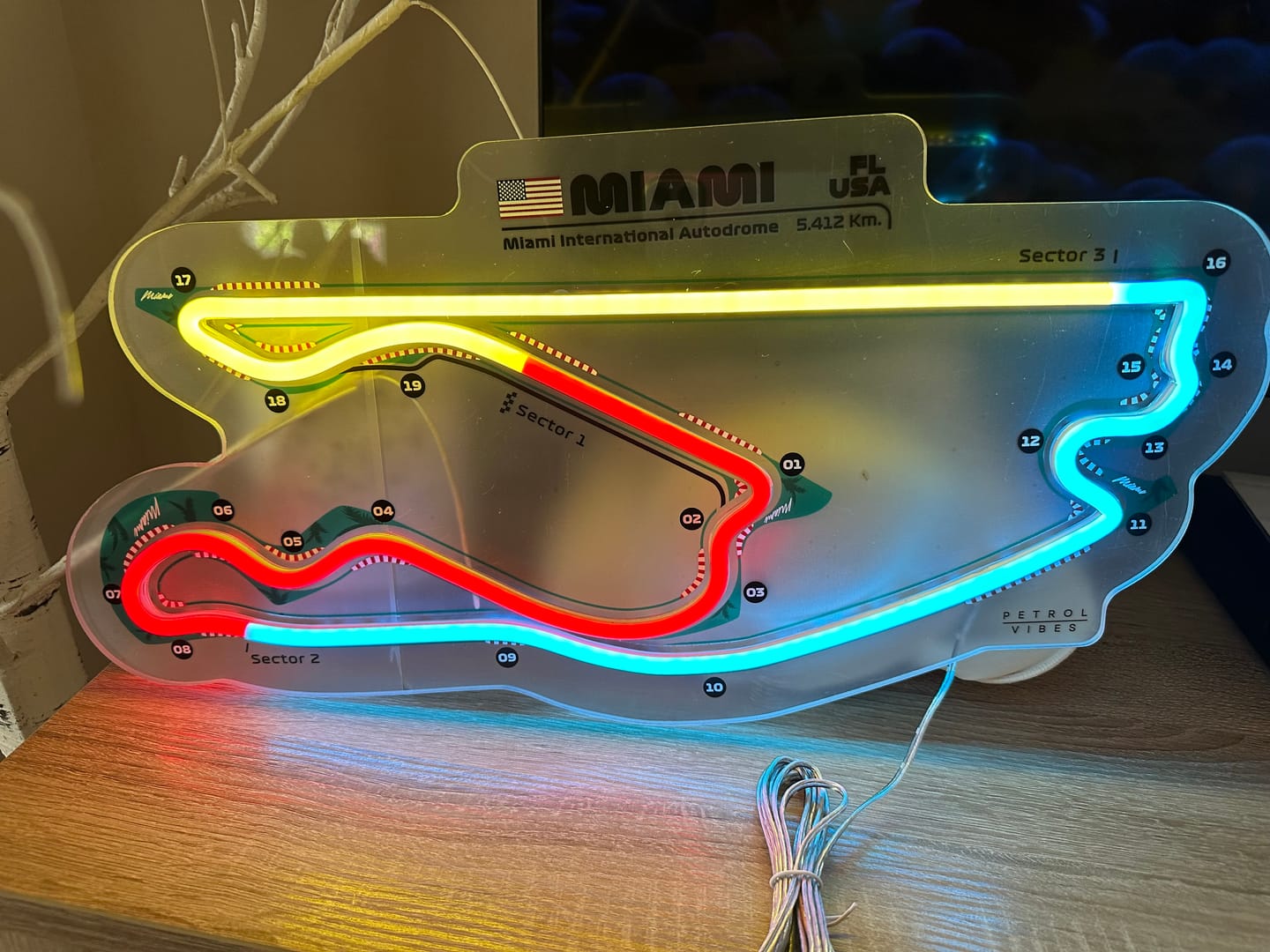 Customer photo review of Miami International Autodrome Neon Race Track