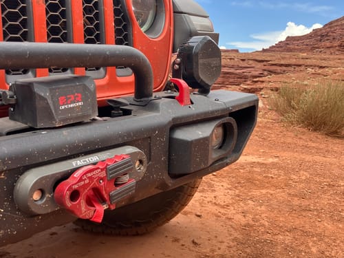 Customer photo review of OPENROAD 12,000lbs Electric Winch with Synthetic Rope-Panther Series 3S