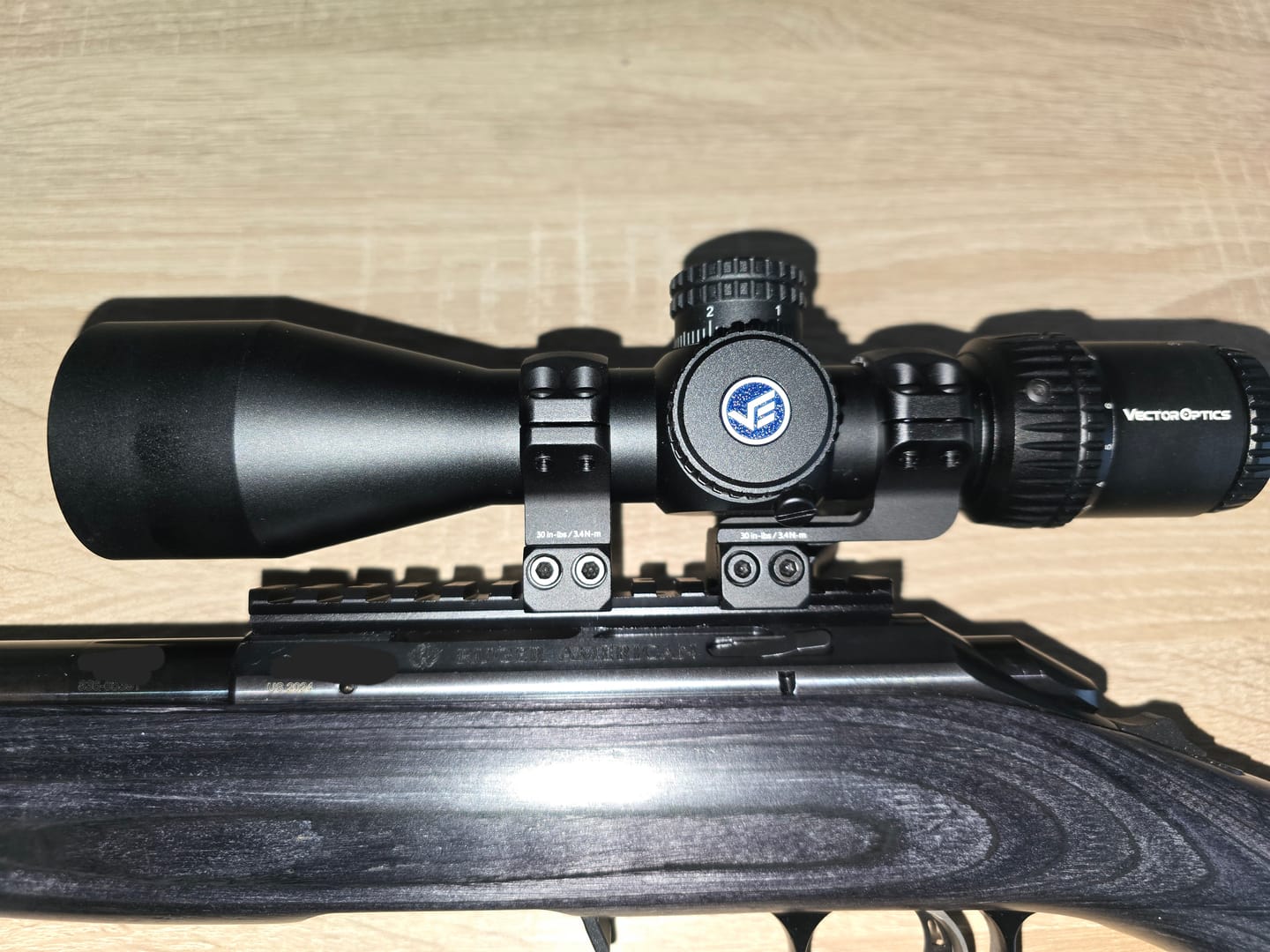 Customer photo review of Vector Optics Cantilever Montageringe 30mm (h=32mm)