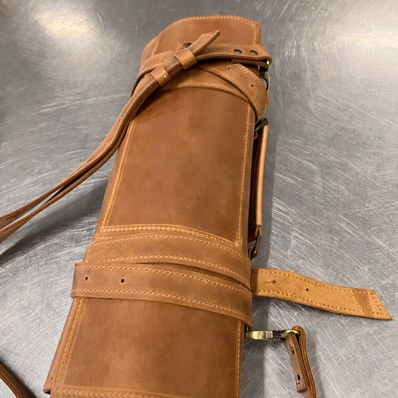 Customer photo review of The Professional's Leather Knife Roll