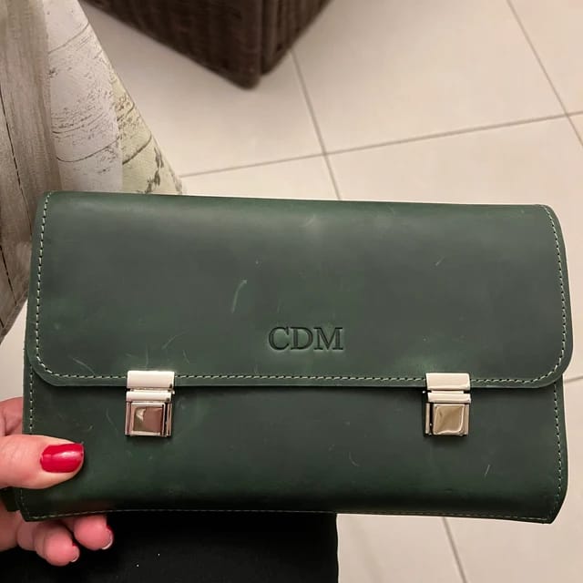 Customer photo review of Notebook Cover with Shoulder Strap