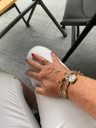 Customer photo review of Stardust Bracelet - Rose Gold