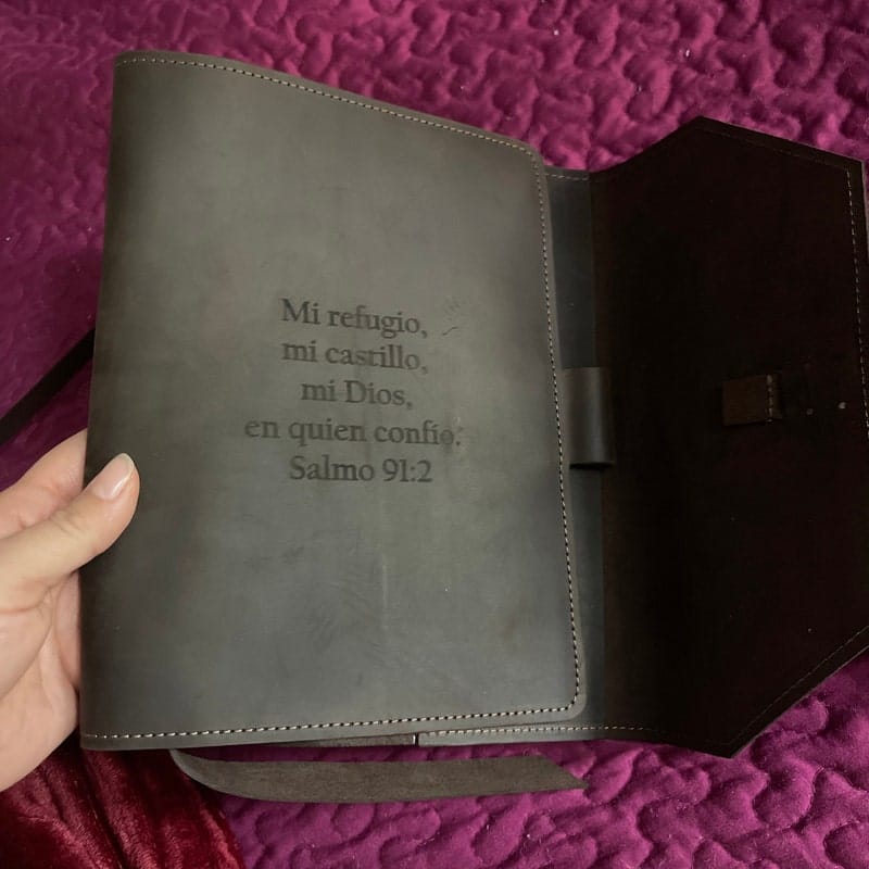 Customer photo review of Bible Cover